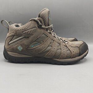 Columbia Redmond Mid BL3946-060 Hiking Shoe Women's US 10 Gray and Blue